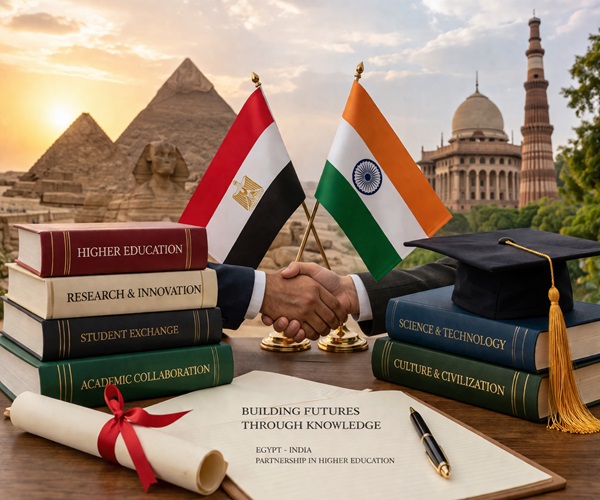  الإعلان عن المنح التنافسية  المقدمة للدولة من جمهورية الهند لمرحلة الدكتوراه طبقًا للبرنامج التنفيذي للعام الدراسي 2026/2027 