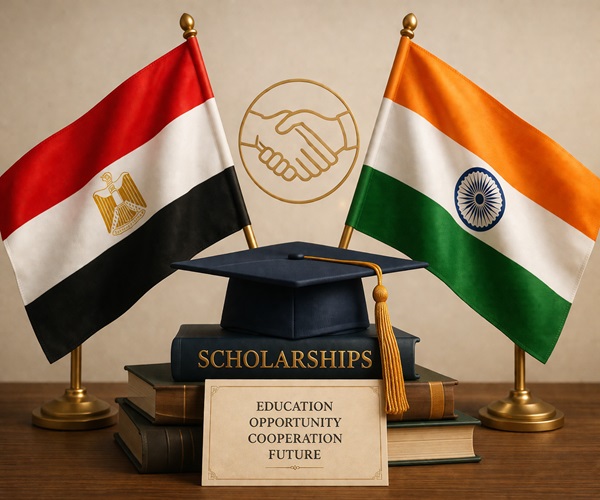 المنح التنافسية  المقدمة للدولة من جمهورية الهند لمرحلة البكالوريوس للعام الدراسي 2026 / 2027  ( بدون نفقات من البعثات ) 